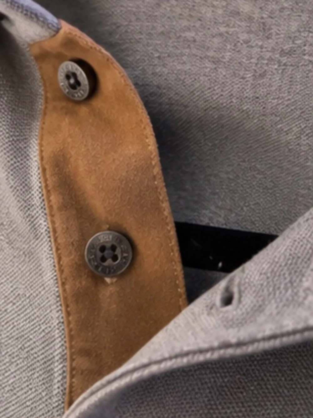 Ralph Lauren Long-Sleeve Polo in Light Gray with Navy Pony